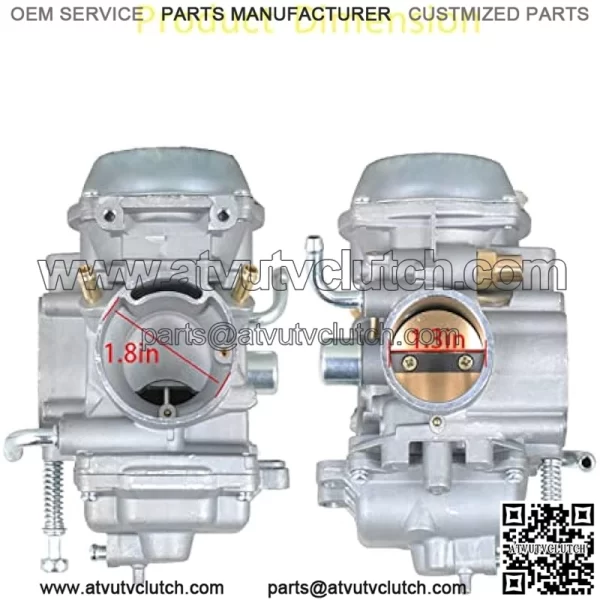 Carburetor with Fuel Filter Replacement for Suzuki Quadrunner 500 LTF500F 4x4 1998-2002 - Image 2