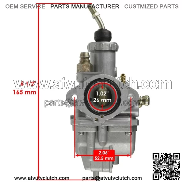 Carburetor For Yamaha Timberwolf 250 YFB250FW YFB250 Fw 4X4 94-2000/ 2X4 1996-99 - Image 2