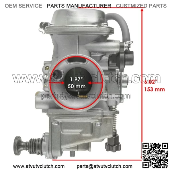 Carburetor for Honda TRX450ES TRX450S Fourtrax Foreman 450 1999-2001 New Carb (For: Honda) - Image 2
