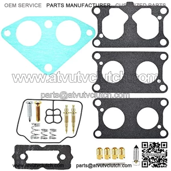 Carb Carburetor Rebuild Kit Repair Replacement for John Deere Trail HPX 4x2 4x4 Gator 2004 2005 2006 2007 2008 2009 2010 2011 2012