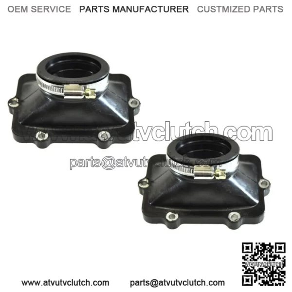 TWO (2) Ski Doo 800HO Carburetor Flange Carb Boot Replaces OEM # 420667109 (For: Ski-Doo Summit X 800)