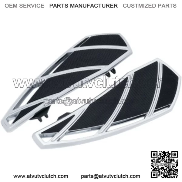 Kuryakyn Chrome Phantom Driver Footboards Floorboards Harley Touring Softail 83+ (For: Harley-Davidson)