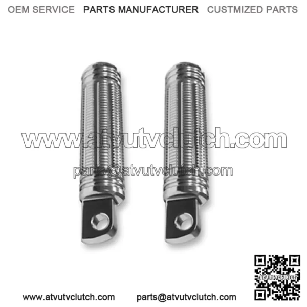 Burly 6061-T6 Aluminum CNC Stash Foot Pegs Harley Softail Sportster Dyna Touring (For: Harley-Davidson)
