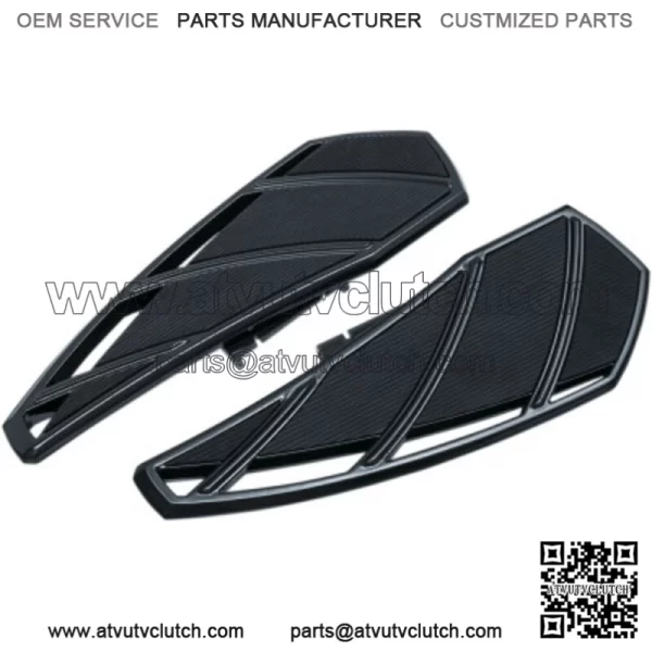 Kuryakyn Black Phantom Driver Footboards Floorboards Harley Softail 2018-20 FL (For: Harley-Davidson)
