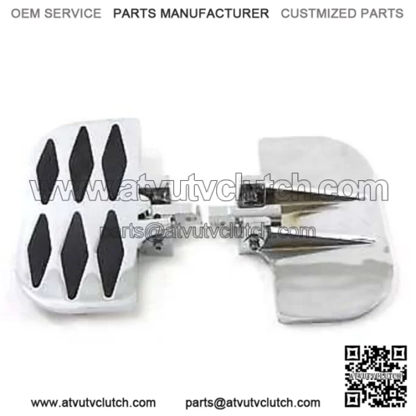 Chrome Diamond Mini Floorboards Footrests Footpegs Harley Softail Dyna Sportster (For: Harley-Davidson)