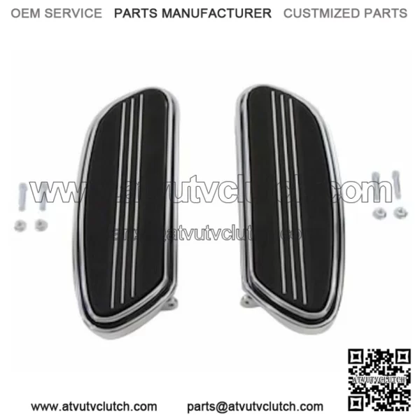 Chrome Streamliner Footboards Floorboards Harley Softail Touring Bagger Dresser (For: Harley-Davidson)