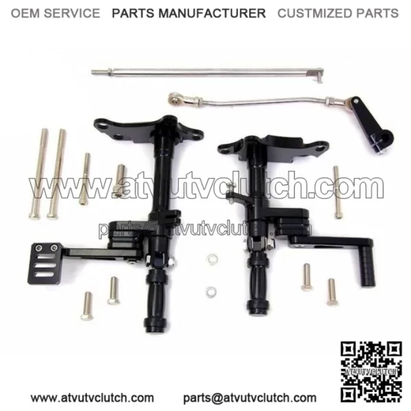 Black Billet Forward Controls Control Kit Footpegs 1991-2003 Harley Sportster XL (For: Harley-Davidson)