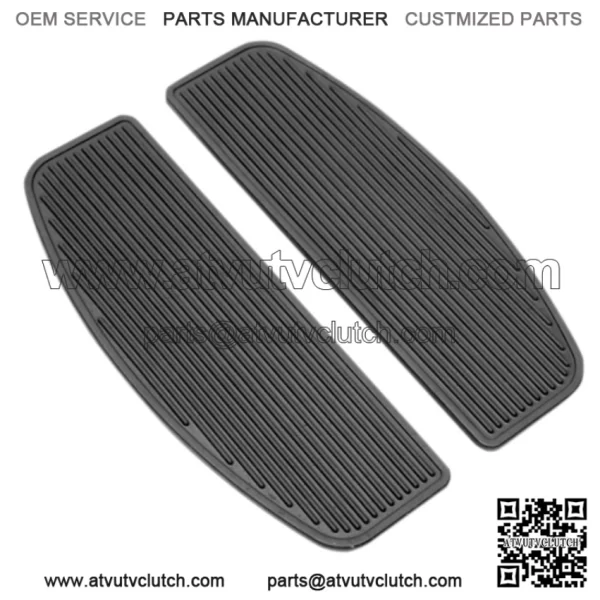 Driver Floorboard Foot Board Black Rubber Insert Harley Touring 06-20 50614-06 (For: Harley-Davidson)