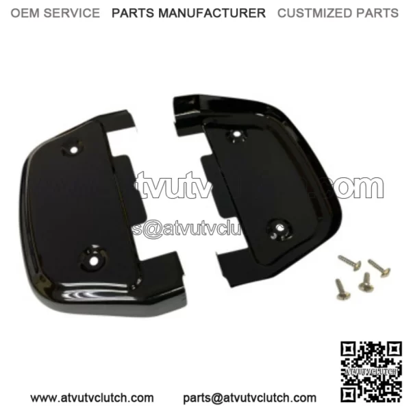 Drag Specialties Black Passenger Floorboard Covers Harley 86-20 Touring Softail (For: Harley-Davidson)