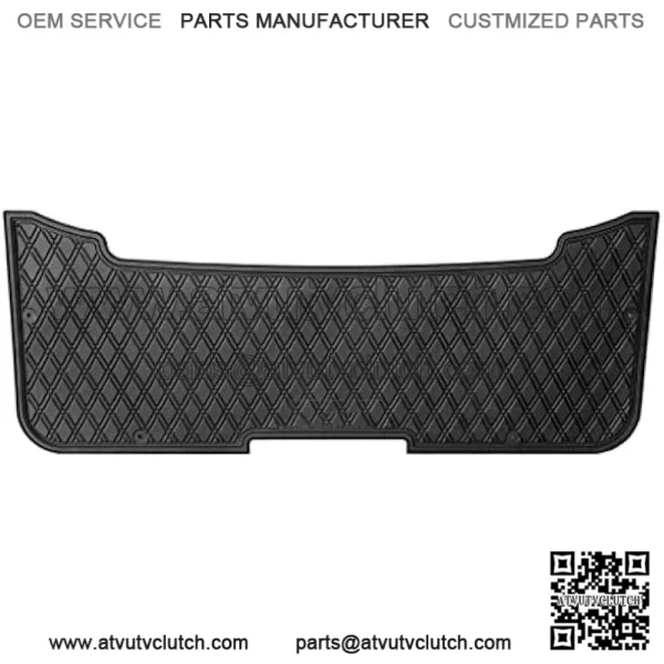 E-Z-GO Golf Cart Floor Mats for Rear Seat Kits & Rear Facing Foot Rests - Fits Select E-Z-GO RXV and TXT Rear Seat Kits - All Black