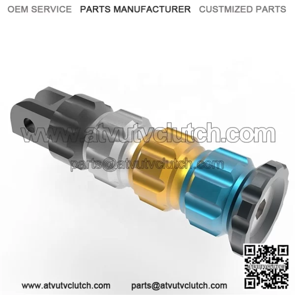 New Design CNC Aluminum motorcycle adjustable footrest for Harley Davidson