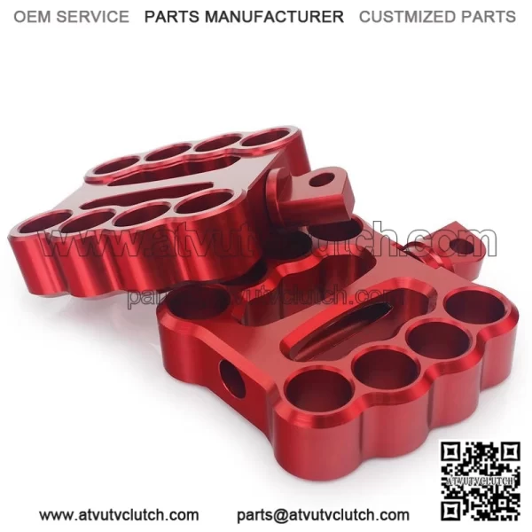 Motorcycle Foot Pegs Footrests for Harley Davidson Dyna Spoester - Image 4