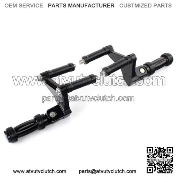 CNC Billet Motorcycle Passenger Adjustable Foot Rest For Harley