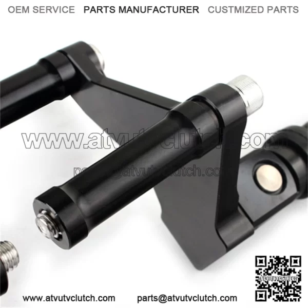 CNC Billet Motorcycle Passenger Adjustable Foot Rest For Harley - Image 4