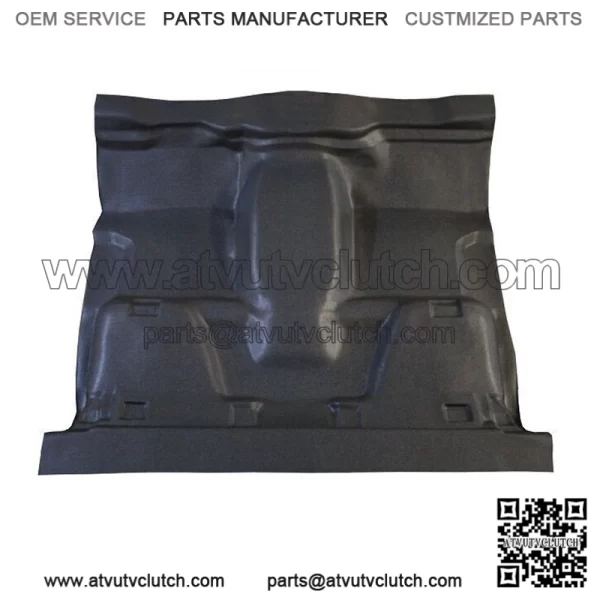 Black Vinyl Floor For 92-98 Chevy Crew Cab Pickup - REPLACES CARPET