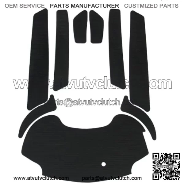 Hydro-Turf jet ski mats for Yamaha FX SHO 2008-2011, FX HO 2010-2011, FZR and FZS 2009-2016 (Black Molded Diamond)