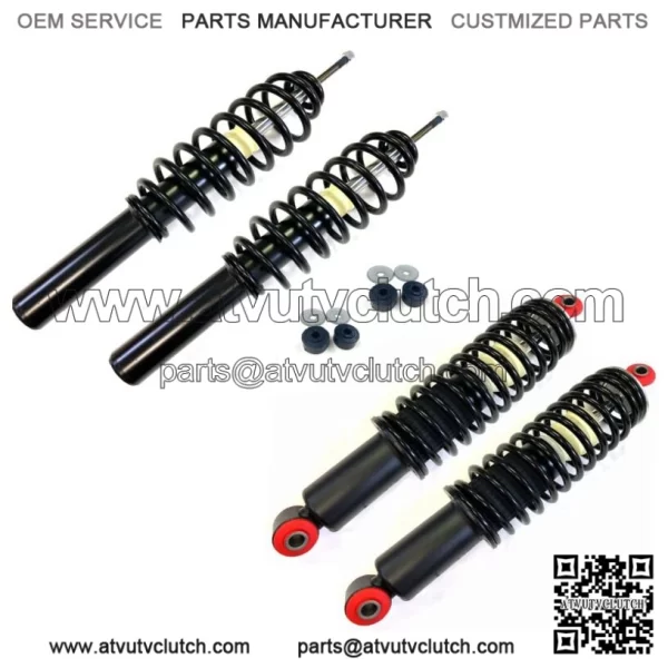 Full Set 4 Coil-Over Shock Absorbers Fit John Deere Gator HPX, HPX 615E 815E (For: John Deere Gator HPX HPX815E)