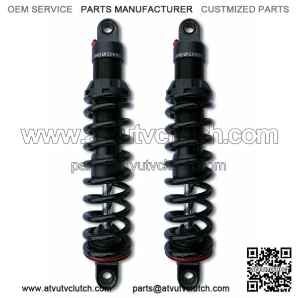 12" Progressive Suspension Black 490 Sport Shocks Harley Touring Heavy Duty HD (For: Harley-Davidson)