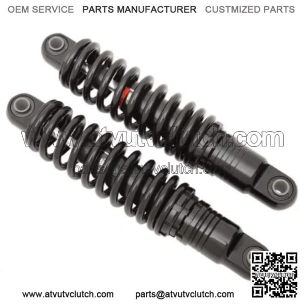 Black 13" Rear Coil Overs Shocks Ride Adjustable Harley Sportster Nitrogen Gas (For: Harley-Davidson)