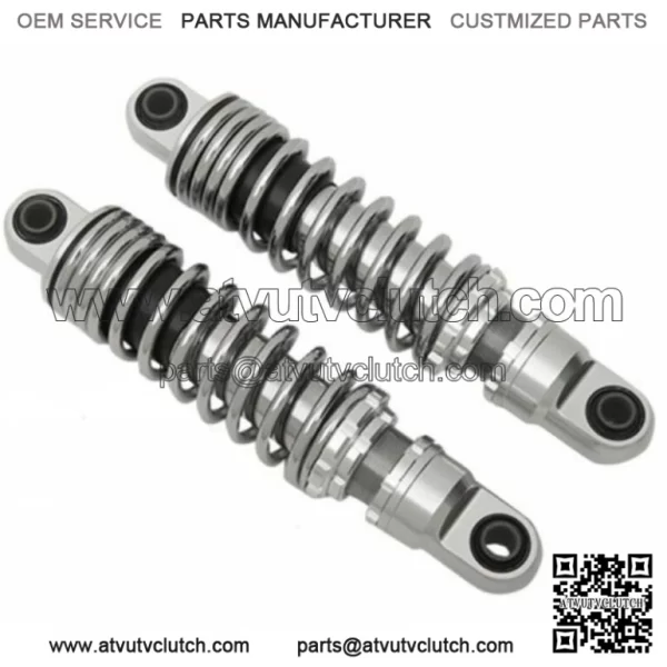 Chrome 11" Rear Coil Overs Shocks Ride Height Adjustable Harley Dyna 1991-2017 (For: Harley-Davidson)