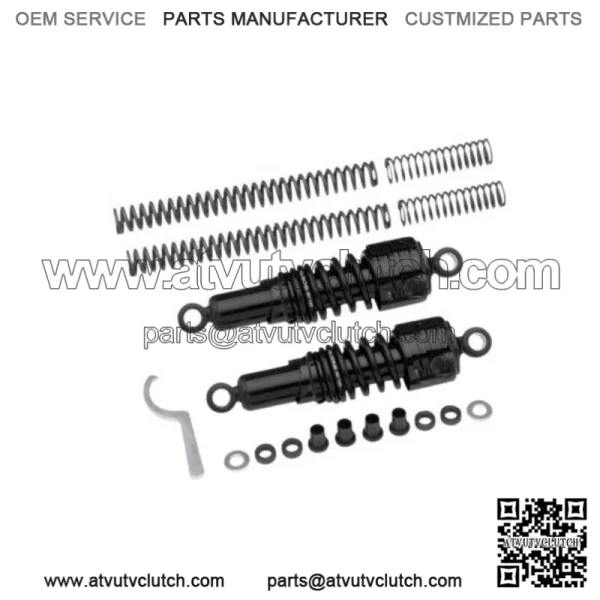 Burly Black Slammer Shocks + Fork Springs Lowering Kit 88-03 Harley Sportster XL (For: Harley-Davidson)