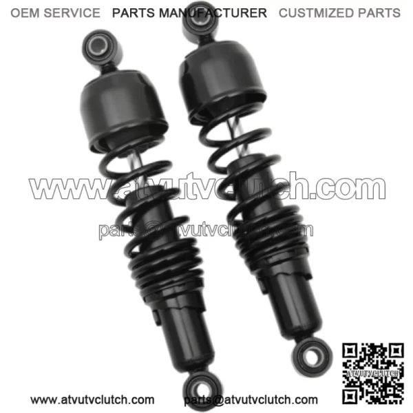 Drag Specialties Black 11" Replacement Nitrogen Shock Absorbers Harley Touring (For: Harley-Davidson)
