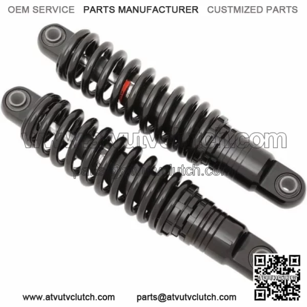Black Nitrogen 13" Rear Coil Overs Shocks Ride Adjustable Harley Dyna 1991-2017 (For: Harley-Davidson)