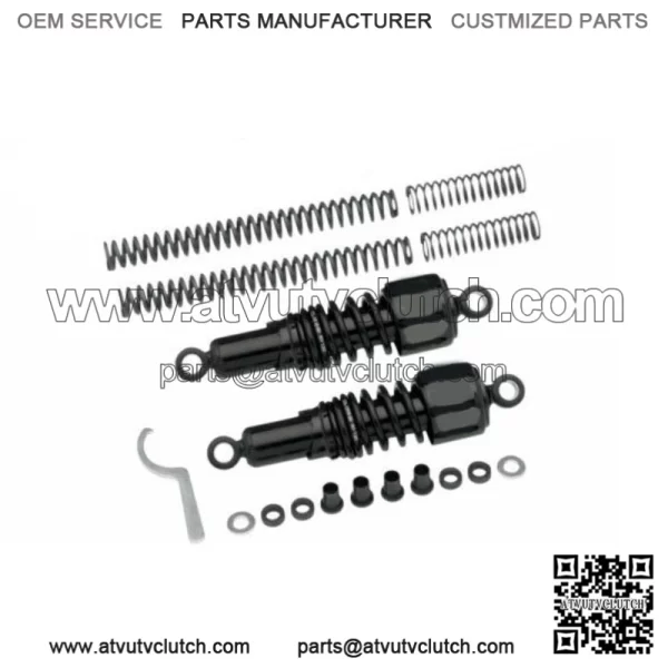 Burly Black Slammer Shocks + Fork Springs Lowering Kit 04-15 Harley Sportster XL (For: Harley-Davidson)