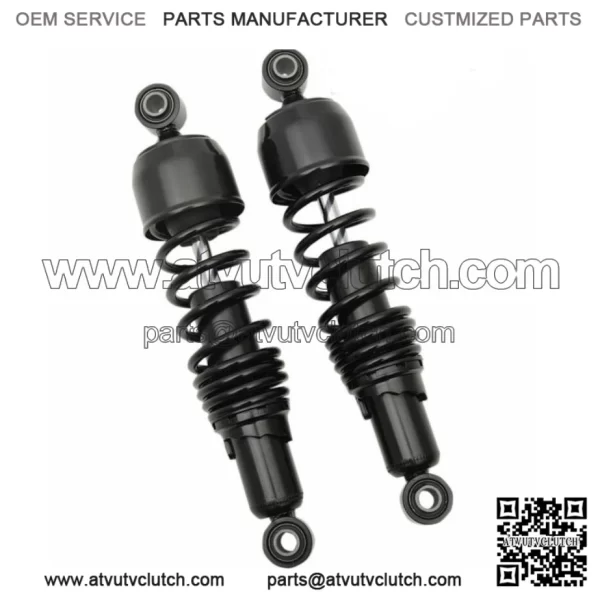 Drag Specialties Black 12" Nitrogen Rear Shock Absorbers Harley Touring 85-2020 (For: Harley-Davidson)