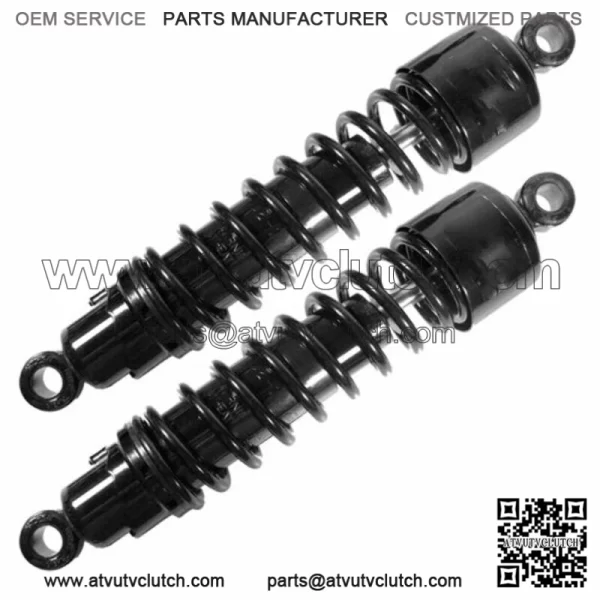 Progressive Suspension 13.5" Black 412 Standard Duty Shocks 91-2017 Harley Dyna (For: Harley-Davidson)