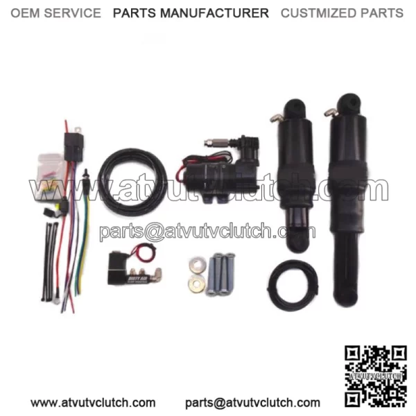 Dirty Air Black Rear Aluminum Air Ride Shocks Suspension Kit Pair Harley V-Rod (For: Harley-Davidson)
