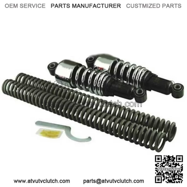 Burly Slammer Shocks + Fork Springs Kit 2006-2017 Harley Dyna Street Bob FXD (For: Harley-Davidson)