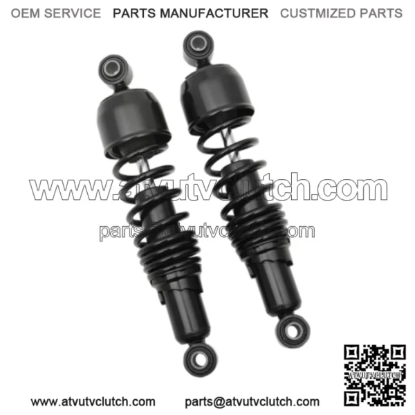 Drag Specialties Black 13" Nitrogen Springs Shocks Absorber Harley Touring 85-20 (For: Harley-Davidson)
