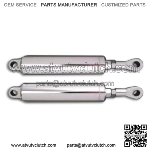 Chrome Billet 11" Shocks Lowering Shock Set Pair Harley 89-99 Softail FXST FLST (For: Harley-Davidson)