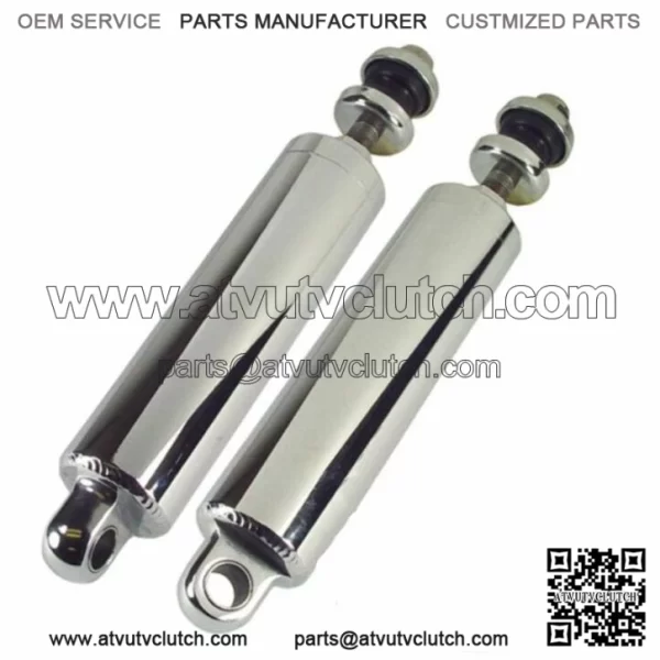 Chrome 2" Narrow Body 2000-Later Softail Twin Cam Shocks Set Harley Fatboy FXST (For: Harley-Davidson)