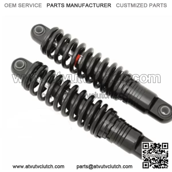 Black 11" Rear Coil Overs Shocks Ride Adjustable Harley Dyna 1991-2017 Nitrogen (For: Harley-Davidson)