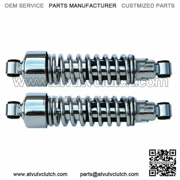 Ultima Complete Chrome Plated Shocks Assemblies Absorbers 11" Harley Big Twin (For: Harley-Davidson)