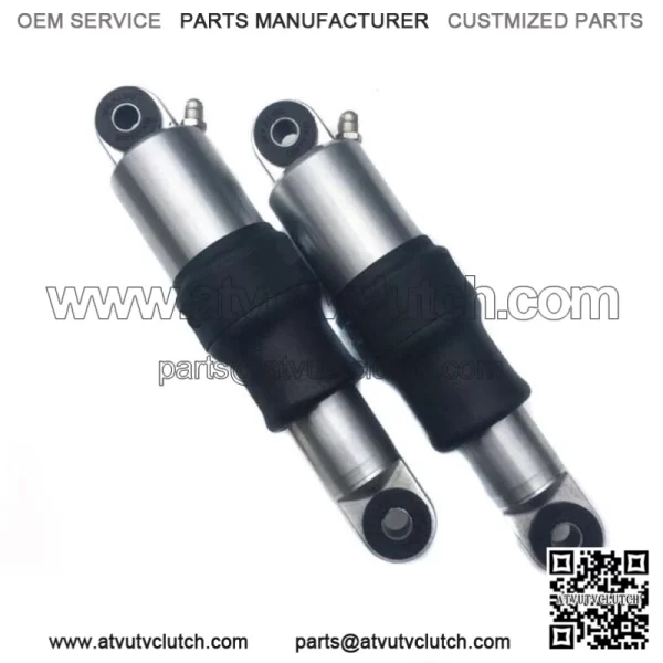Dirty Air Raw Rear Aluminum Air Ride Shocks Suspension Pair Harley Touring 80-19 (For: Harley-Davidson)