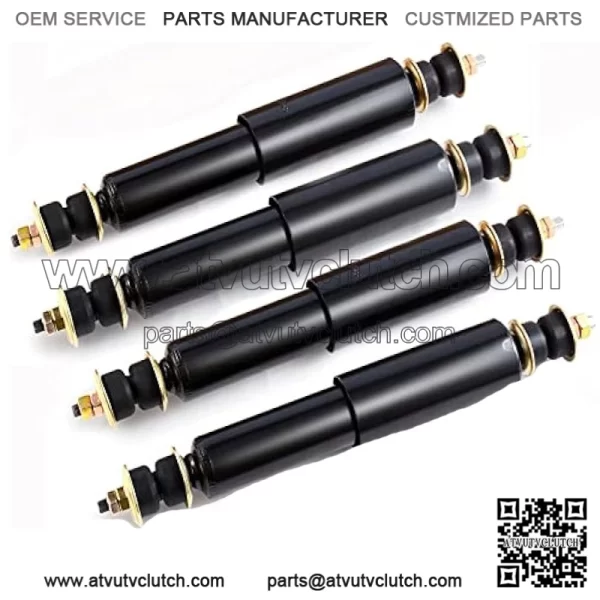 EZGO TXT Golf Cart Front and Rear Shock Absorbers Kit for 1994-Up Gas & Electric Models, Replaces OEM #76418-G01,70248-G01,70324-G01,76419-G01,70928-G01,Nivel Part #5006