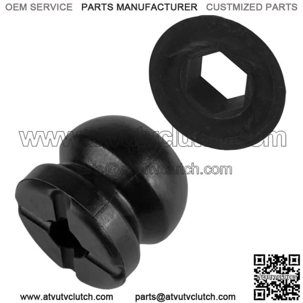 Front Strut Bottom Pivot Ball w/Shock Bumper for Polaris Ranger 570 EFI 2014-19 For: Polaris Sportsman 570 - Image 4