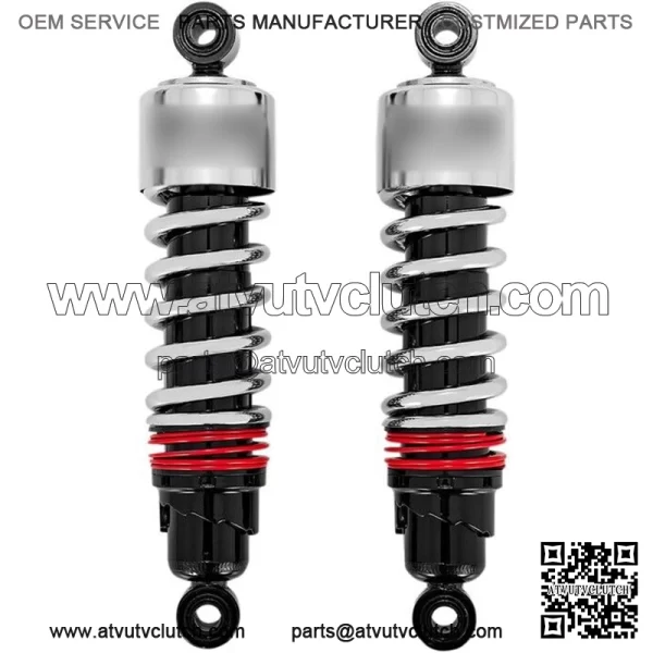 Burly Brand Slammer Plus Shocks Chrome #B28-1204 Harley Davidson
