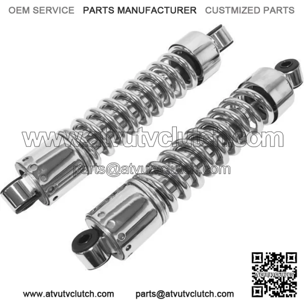 4-Speed Shocks with Short Cover Chrome 13.5" Harley Davidson Duo Glide