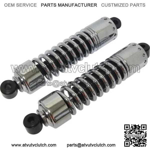 4-Speed Shocks with Short Cover Chrome 12" #30-482 Harley Davidson