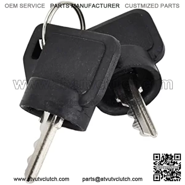 09287000 04331700 (2) Ignition Switch Key Compatible with Gravely Ariens Newer Pro Stance 36 48 52 60 Compatible with John Deere Bunker Rake & Field 1200 1200A 800 V40