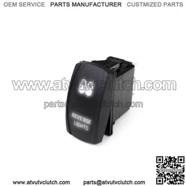 LED Rocker Switch With White LED Radiance Reverse Lights