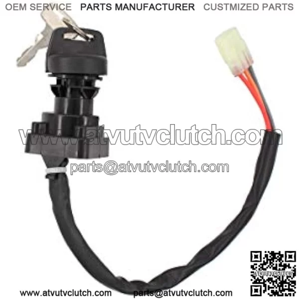 Ignition Switch w/Keys for Suzuki Ozark 250 LTF250 2x4 Quadrunner 500 LTF500F 4x4 Quadsport Z400 LTZ400 Quadsport Z250 LTZ250 Quadmaster 500 LTA500F