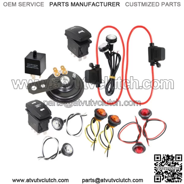 For SXS ATV UTV Rocker Switch Turn Signal Street Legal Led Reverse Kit New For: More than one vehicle
