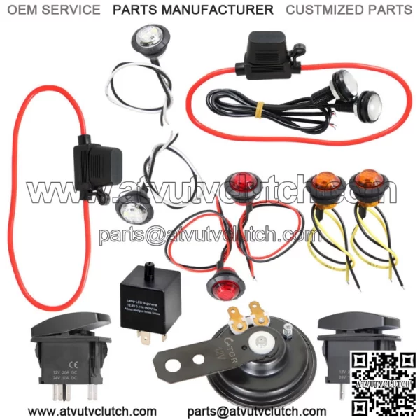 For SXS ATV UTV Rocker Switch Turn Signal Street Legal Led Reverse Kit New For: More than one vehicle - Image 2