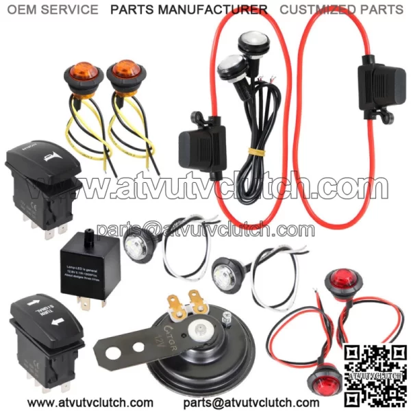 For SXS ATV UTV Rocker Switch Turn Signal Street Legal Led Reverse Kit New For: More than one vehicle - Image 4