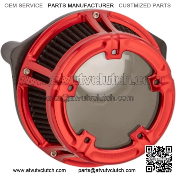 Arlen Ness Red Big Sucker Method Air Cleaner Filter Harley Touring Softail Dyna (For: Harley-Davidson)